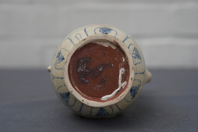 A Vietnamese blue, white and red ewer, Hoi An Hoard, 15th C.